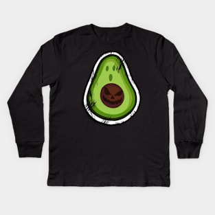 Natural healing avocado Kids Long Sleeve T-Shirt